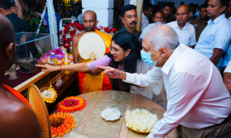 රනිල්, අතීත චීන ඉන්දු සබඳතා පිළිබඳ ඉන්දියාවට කියා දෙයි - රනිල් කොලම